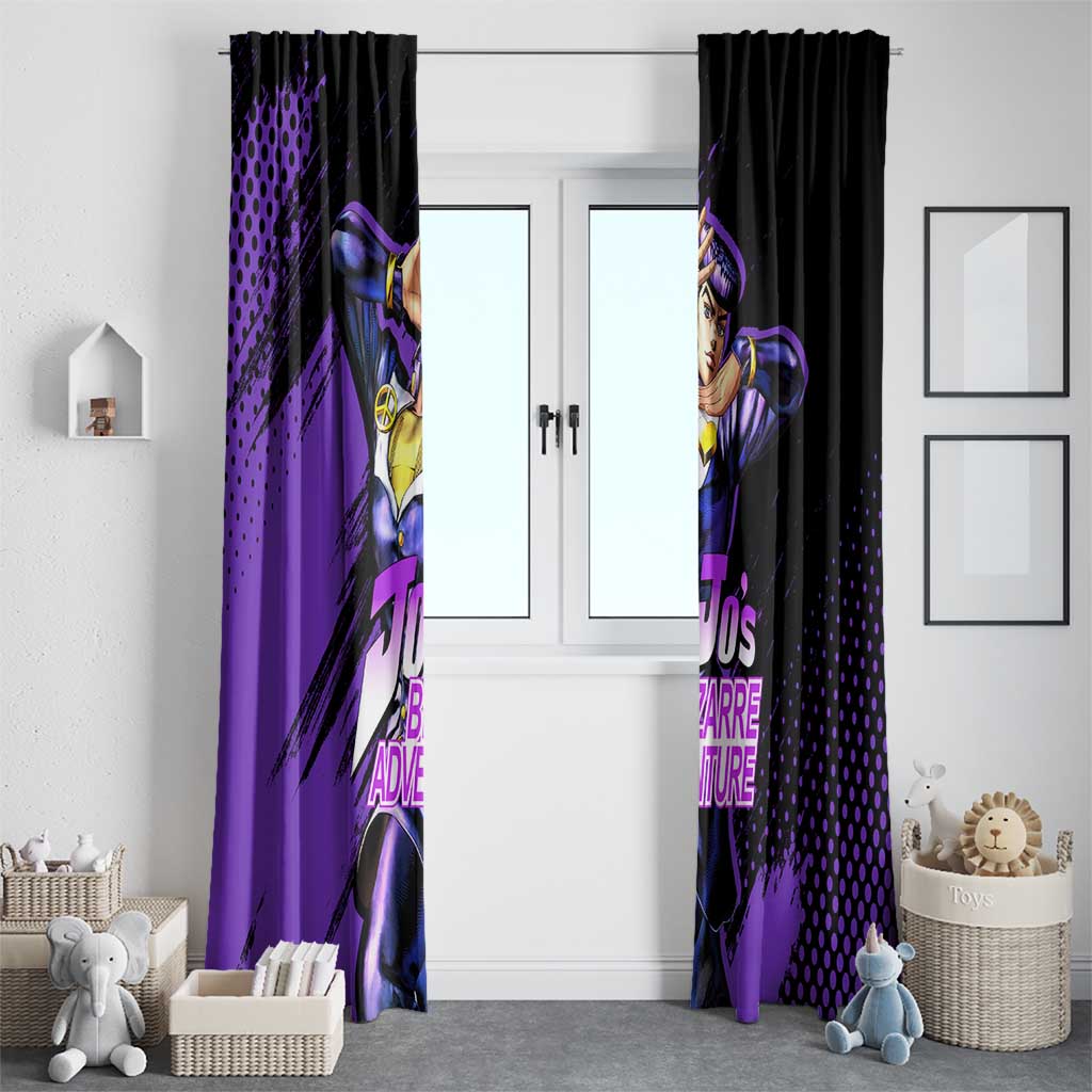 Josuke Higashikata - JoJo's Bizarre Adventure Window Curtain Anime Style