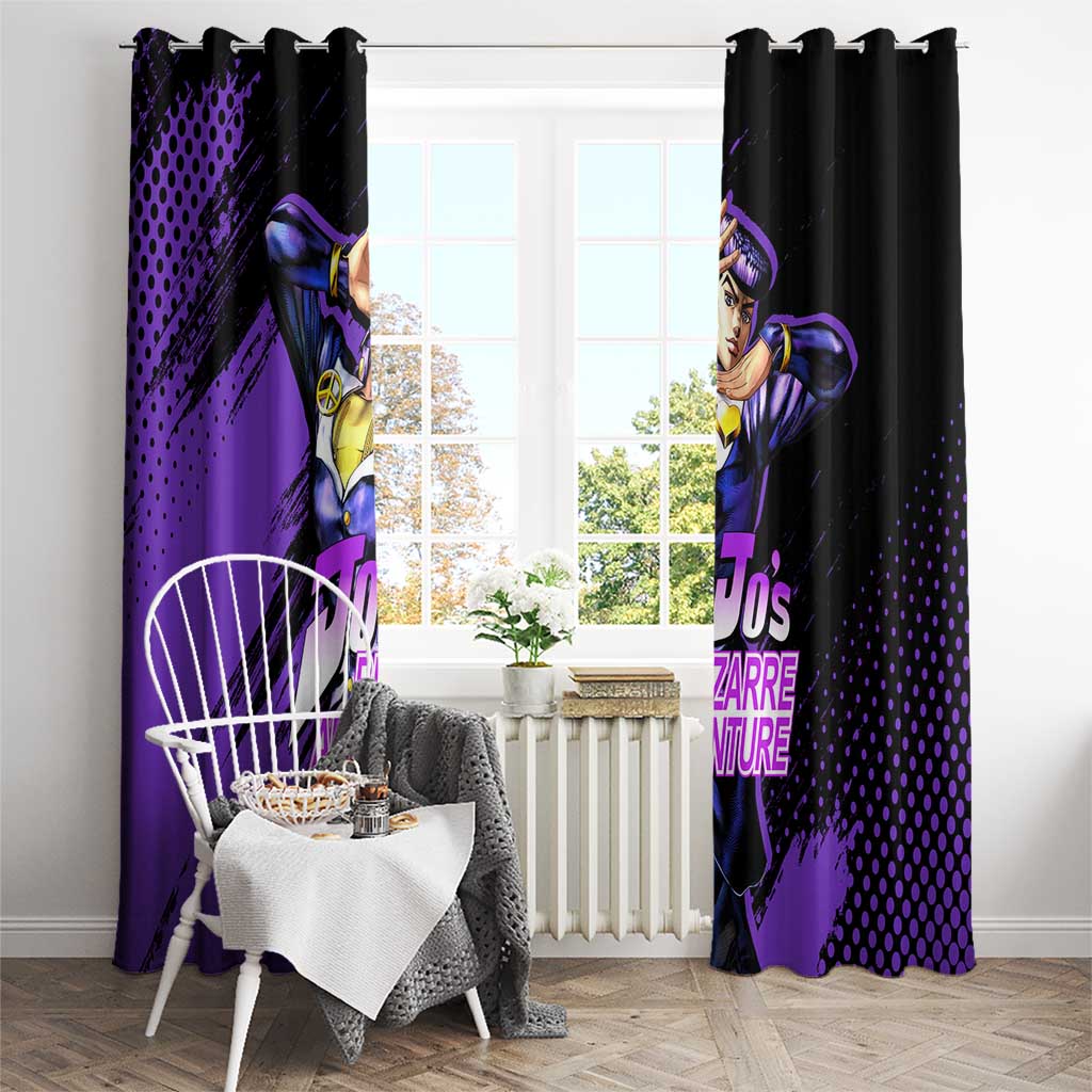 Josuke Higashikata - JoJo's Bizarre Adventure Window Curtain Anime Style