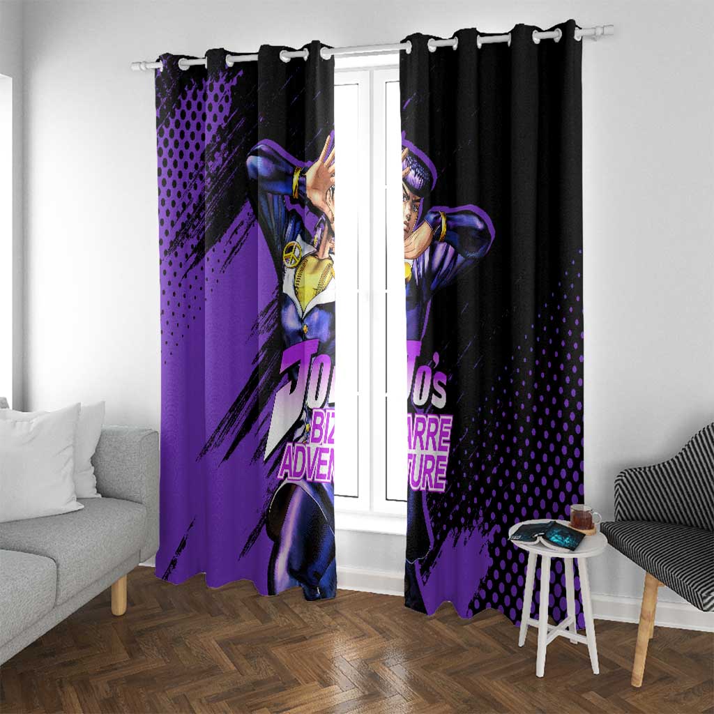 Josuke Higashikata - JoJo's Bizarre Adventure Window Curtain Anime Style