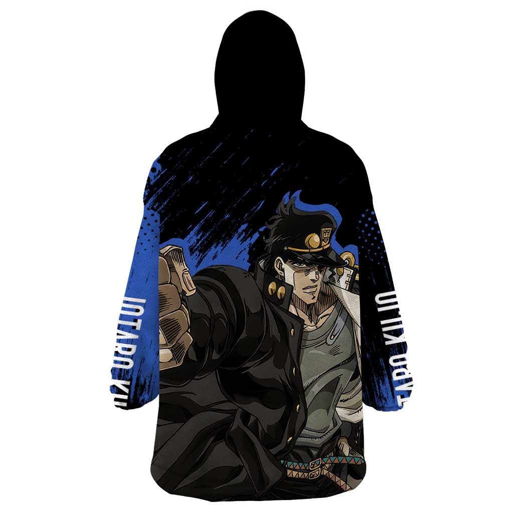 Jotaro Kujo - JoJo's Bizarre Adventure Wearable Blanket Hoodie Anime Style