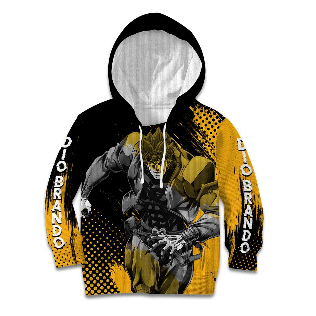 Dio Brando - JoJo's Bizarre Adventure Kid Hoodie Anime Mix Manga Style