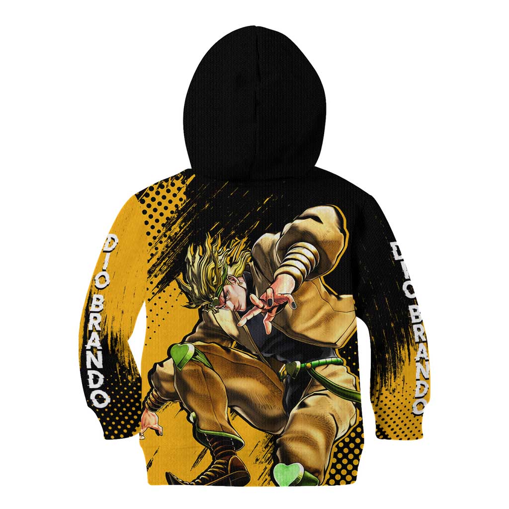 Dio Brando - JoJo's Bizarre Adventure Kid Hoodie Anime Mix Manga Style