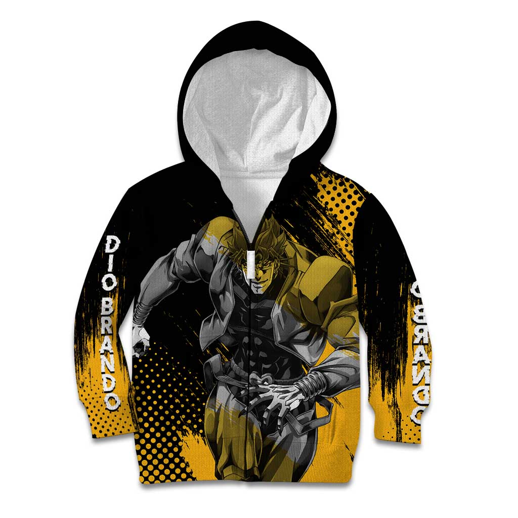 Dio Brando - JoJo's Bizarre Adventure Kid Hoodie Anime Mix Manga Style