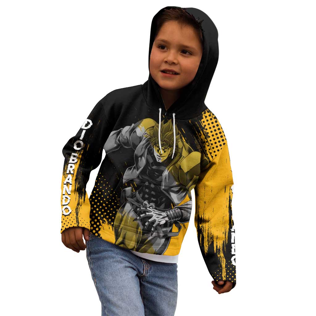Dio Brando - JoJo's Bizarre Adventure Kid Hoodie Anime Mix Manga Style