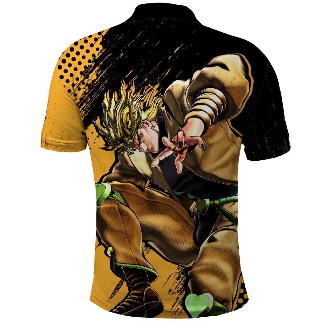 Dio Brando - JoJo's Bizarre Adventure Polo Shirt Anime Mix Manga Style