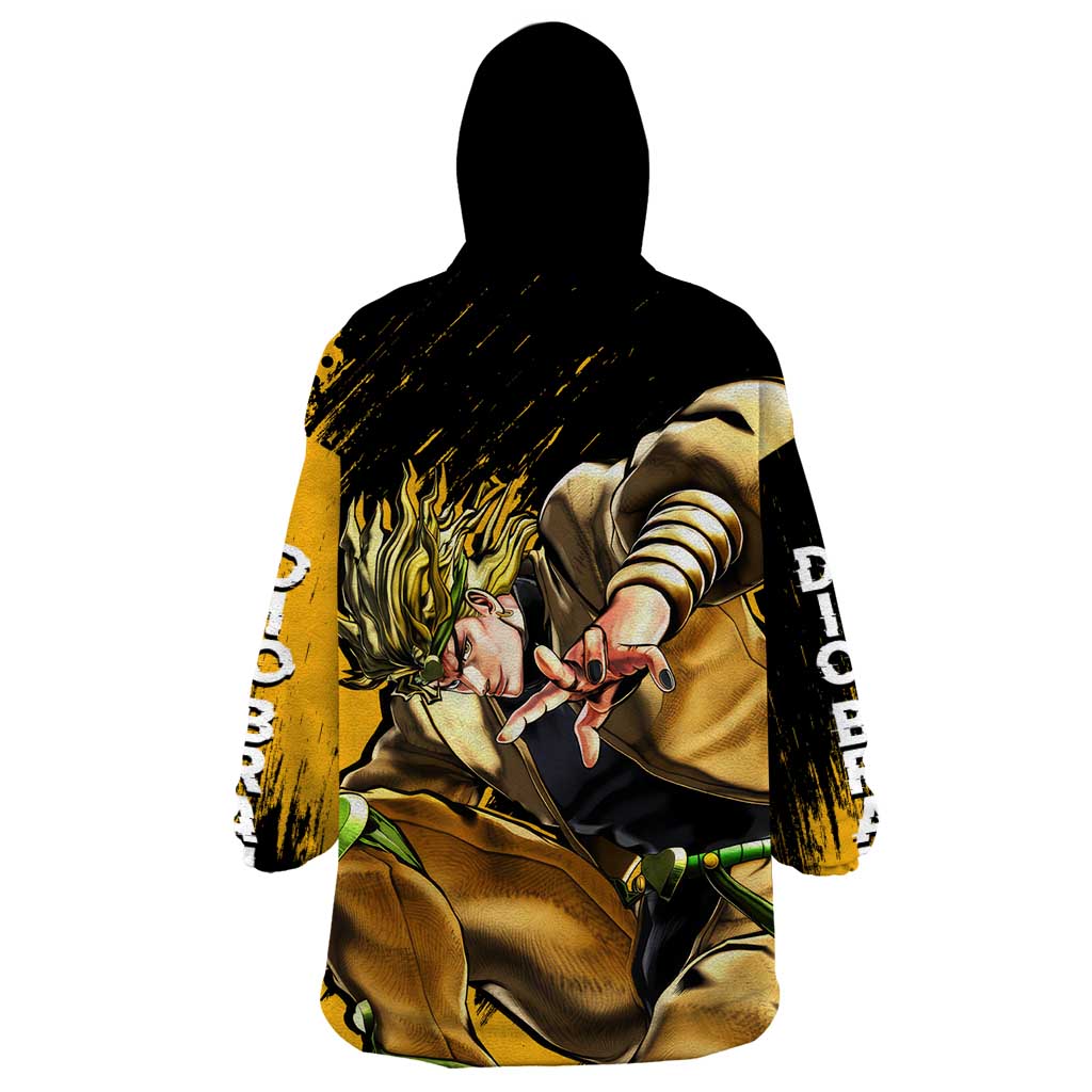 Dio Brando - JoJo's Bizarre Adventure Wearable Blanket Hoodie Anime Mix Manga Style