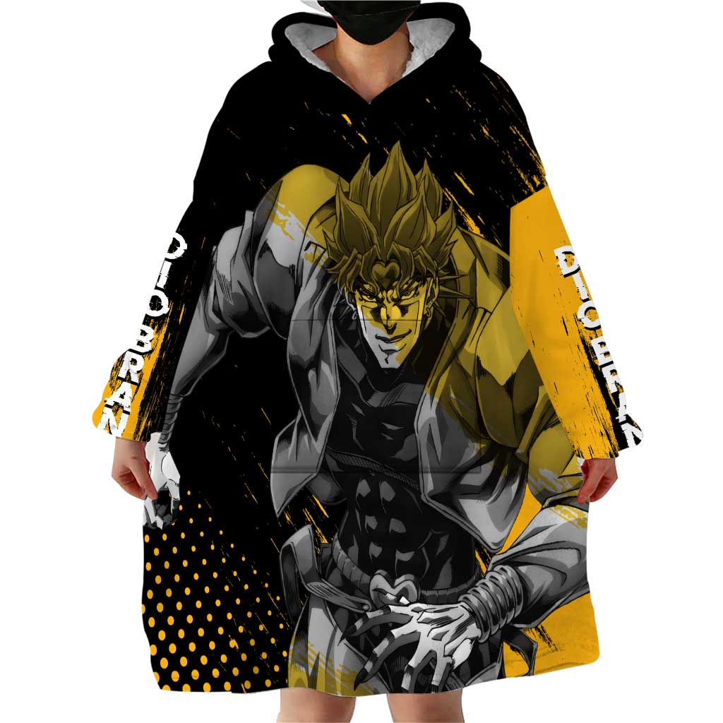 Dio Brando - JoJo's Bizarre Adventure Wearable Blanket Hoodie Anime Mix Manga Style