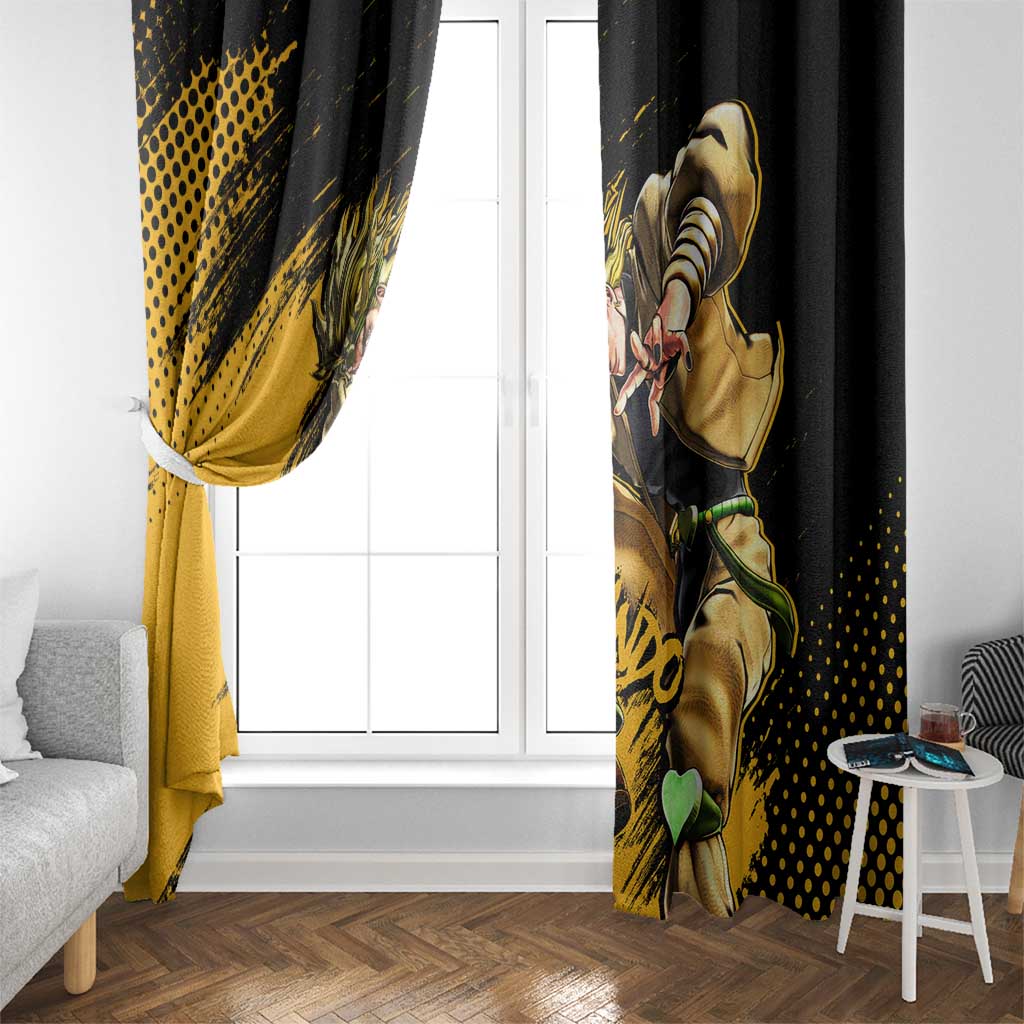 Dio Brando - JoJo's Bizarre Adventure Window Curtain Anime Mix Manga Style
