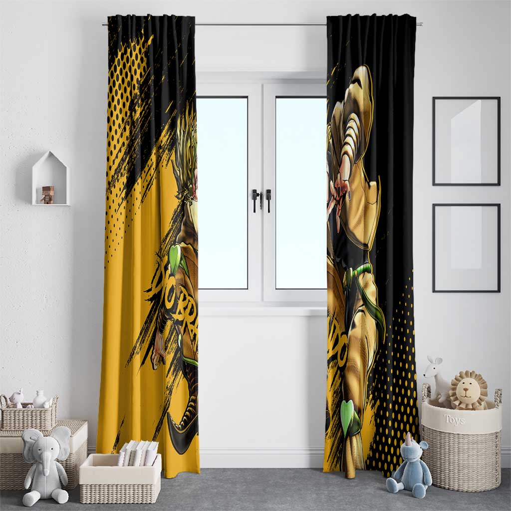 Dio Brando - JoJo's Bizarre Adventure Window Curtain Anime Mix Manga Style