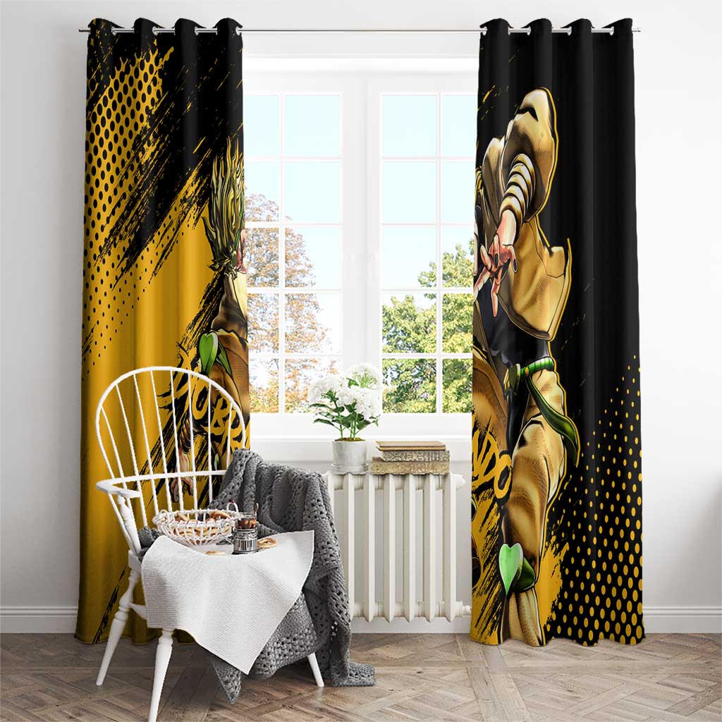 Dio Brando - JoJo's Bizarre Adventure Window Curtain Anime Mix Manga Style