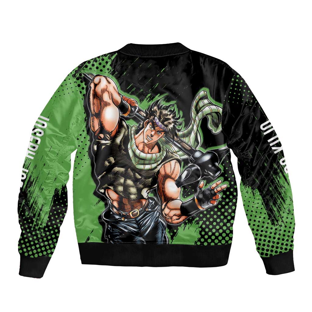 Joseph Joestar - JoJo's Bizarre Adventure Bomber Jacket Anime Style