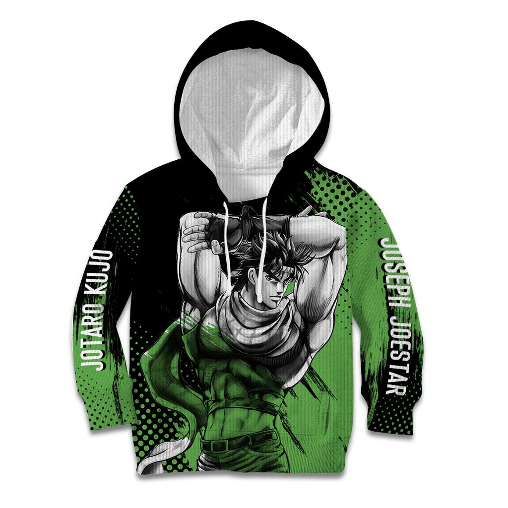 Joseph Joestar - JoJo's Bizarre Adventure Kid Hoodie Anime Style