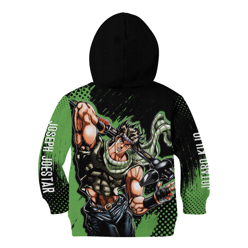 Joseph Joestar - JoJo's Bizarre Adventure Kid Hoodie Anime Style