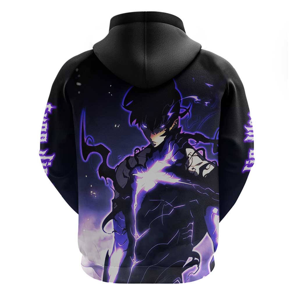 Sung Jin Woo - - Solo Leveling Hoodie Anime Style