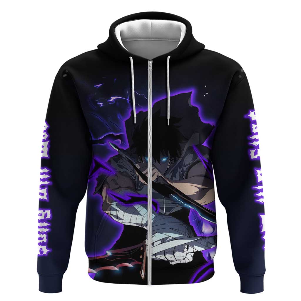 Sung Jin Woo - - Solo Leveling Hoodie Anime Style