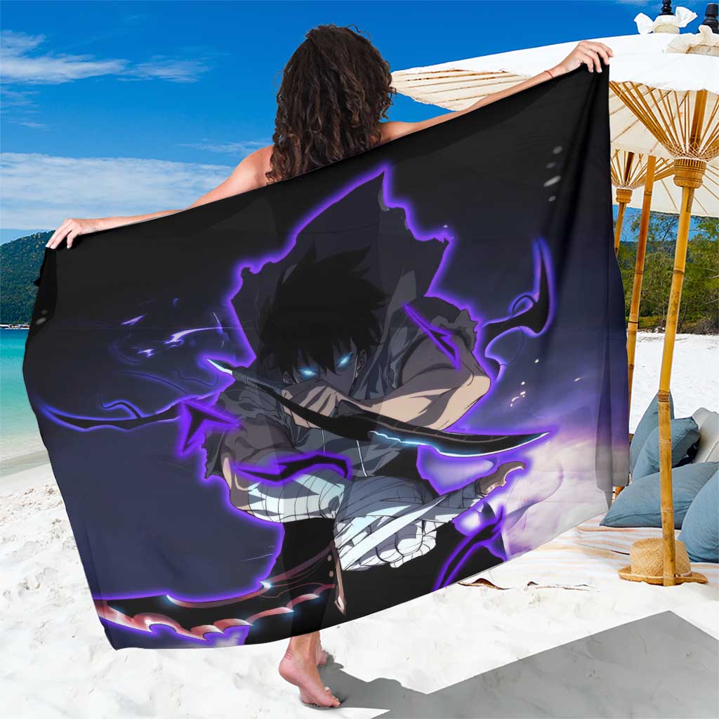 Sung Jin Woo - - Solo Leveling Sarong Anime Style