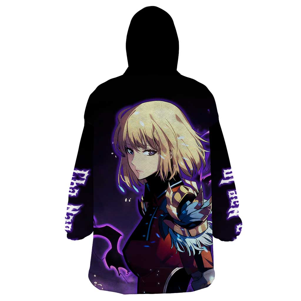 Cha Hae In - Solo Leveling Wearable Blanket Hoodie Anime Style