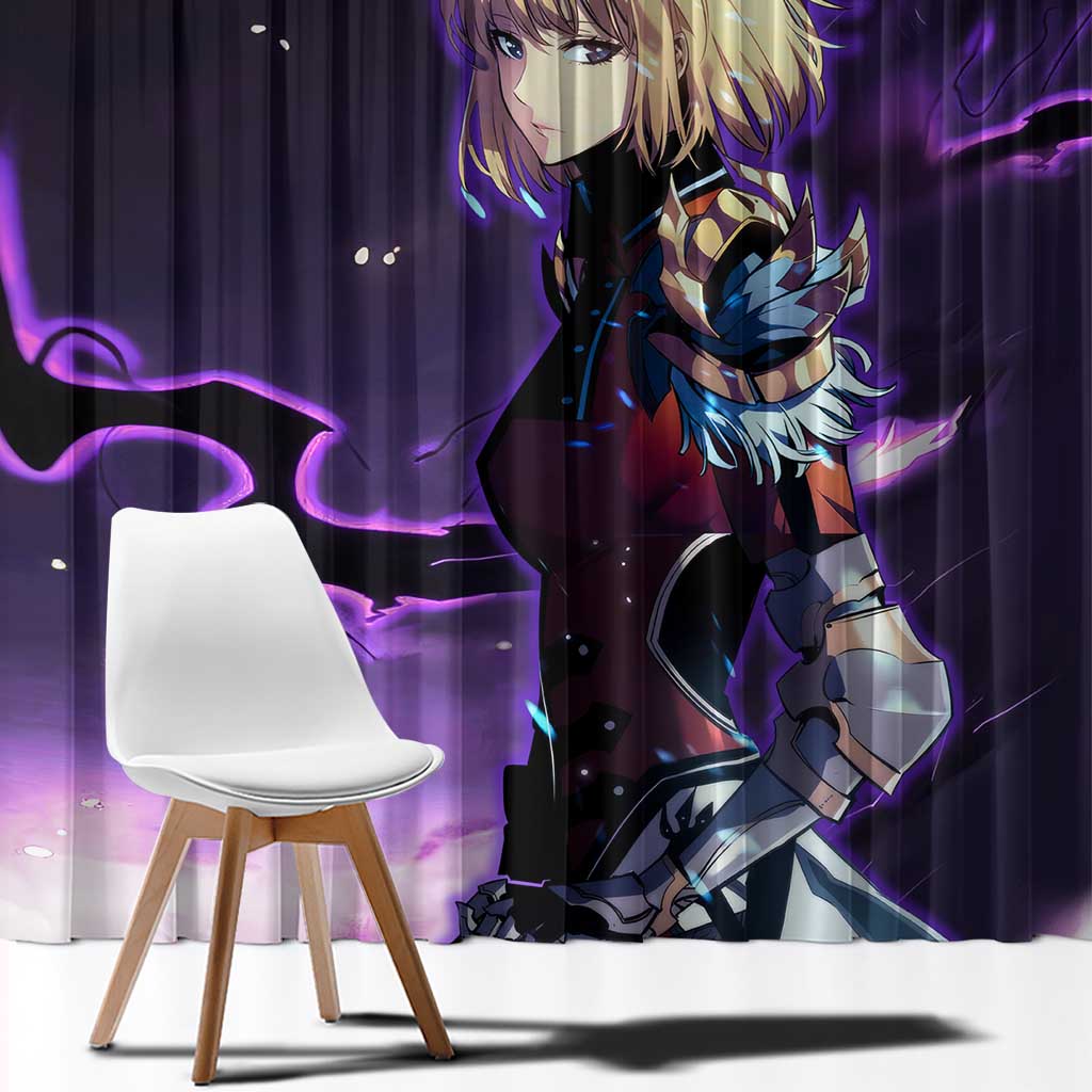 Cha Hae In - Solo Leveling Window Curtain Anime Style