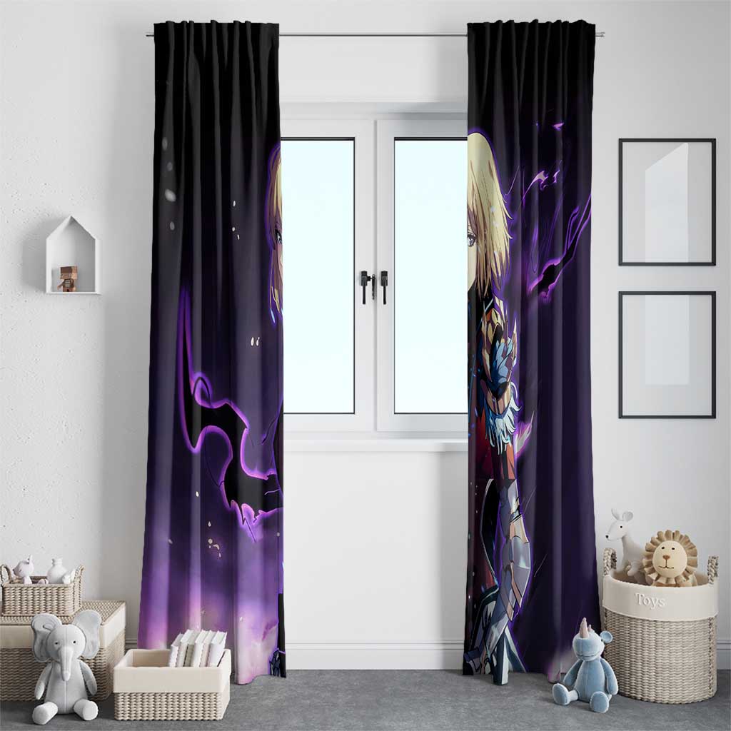 Cha Hae In - Solo Leveling Window Curtain Anime Style