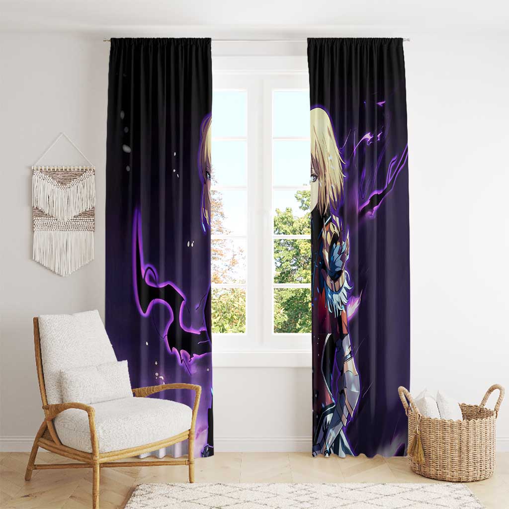 Cha Hae In - Solo Leveling Window Curtain Anime Style