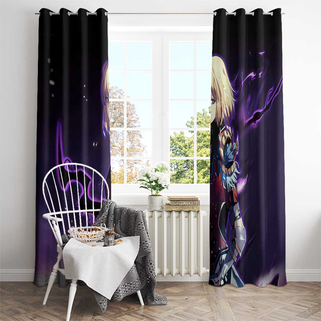 Cha Hae In - Solo Leveling Window Curtain Anime Style