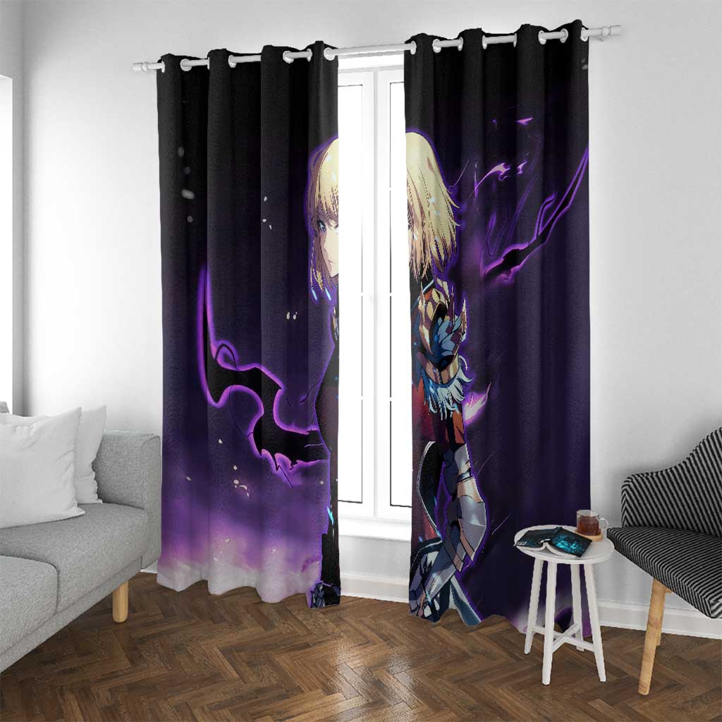 Cha Hae In - Solo Leveling Window Curtain Anime Style