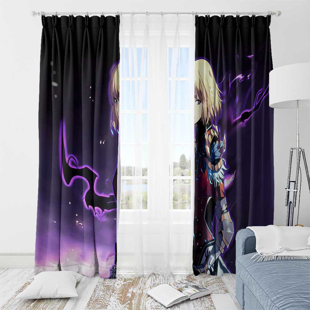 Cha Hae In - Solo Leveling Window Curtain Anime Style
