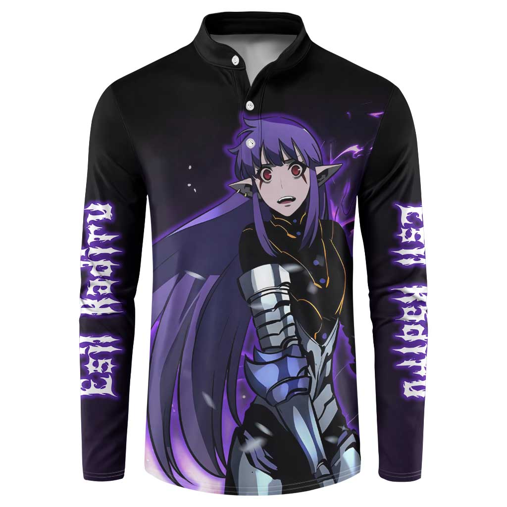 Esil Radiru - Solo Leveling Button Sweatshirt Anime Style