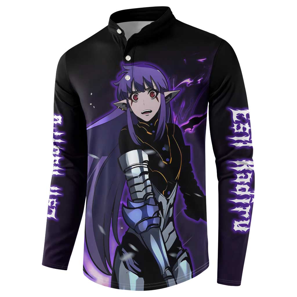 Esil Radiru - Solo Leveling Button Sweatshirt Anime Style