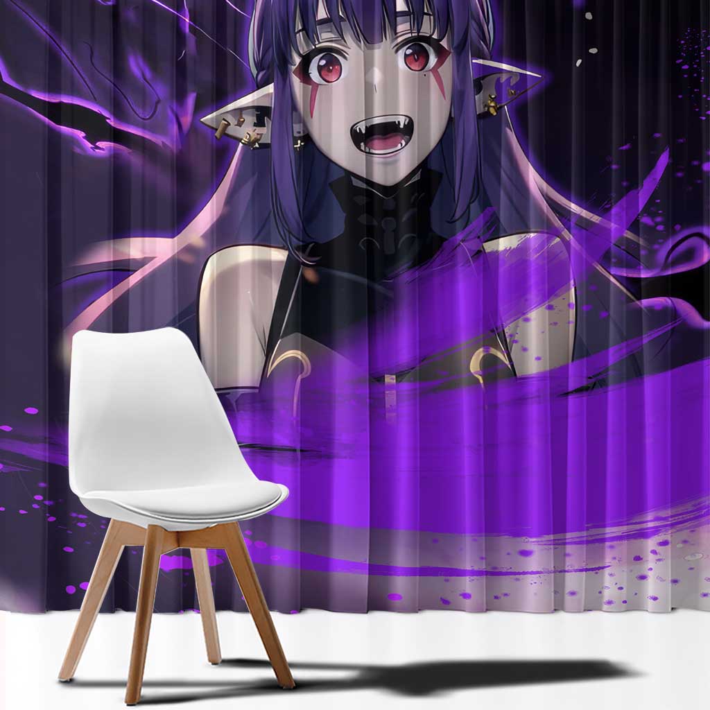 Esil Radiru - Solo Leveling Window Curtain Anime Style