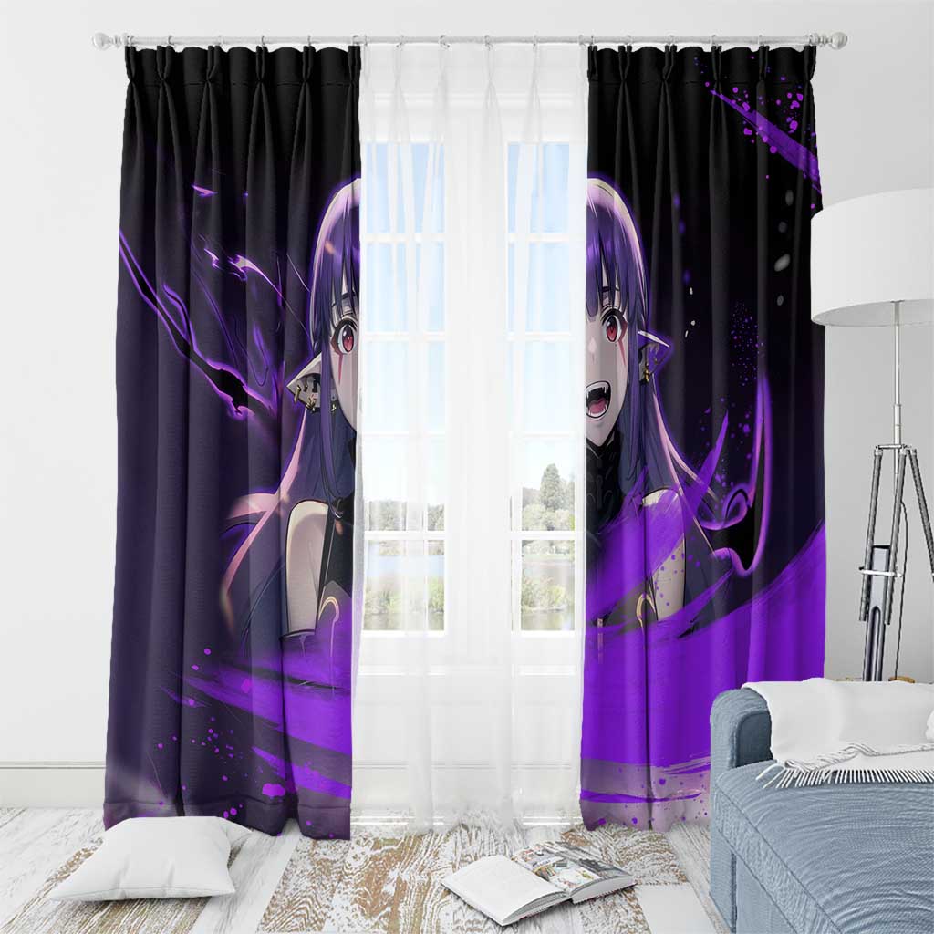 Esil Radiru - Solo Leveling Window Curtain Anime Style