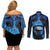 Statue of God - Solo Leveling Couples Matching Off Shoulder Short Dress and Long Sleeve Button Shirt Anime Style