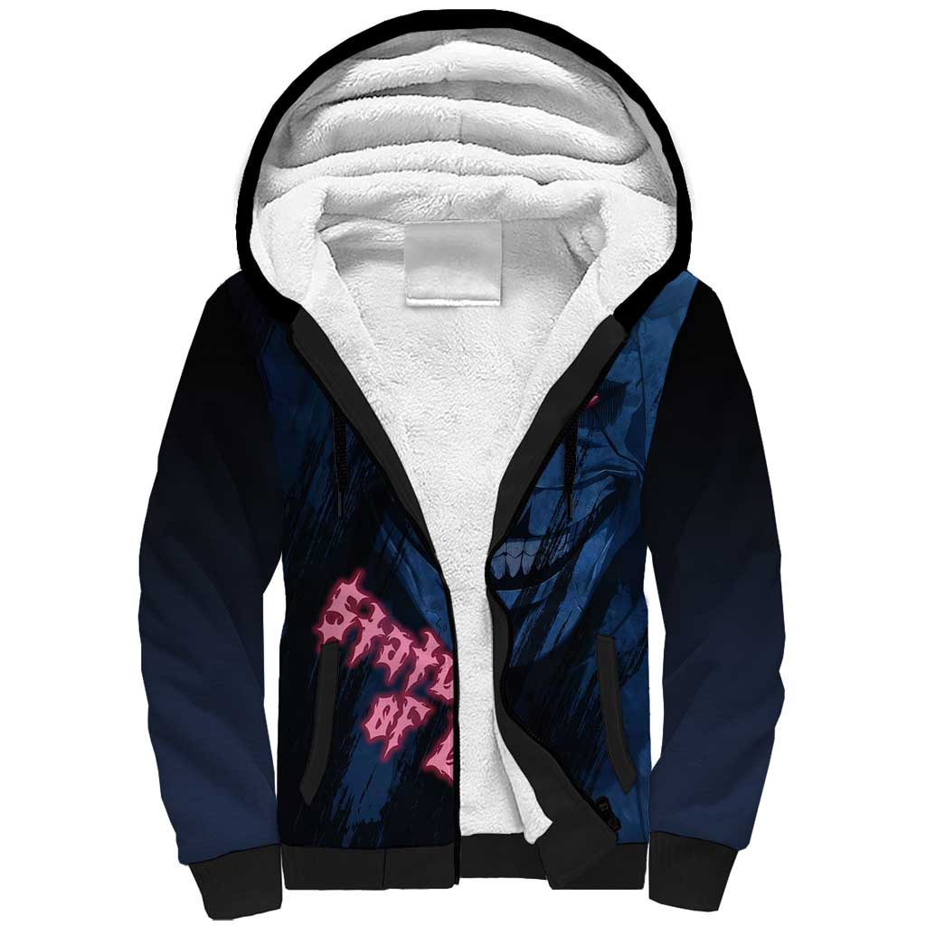 Statue of God - Solo Leveling Sherpa Hoodie Anime Style