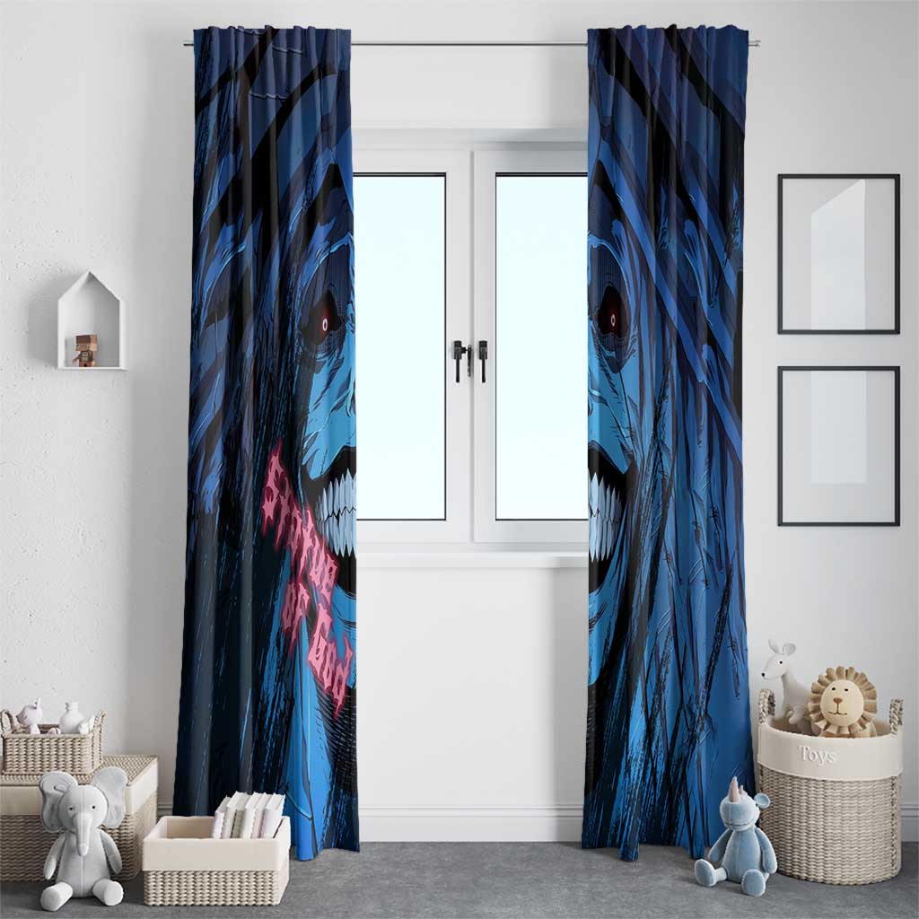 Statue of God - Solo Leveling Window Curtain Anime Style