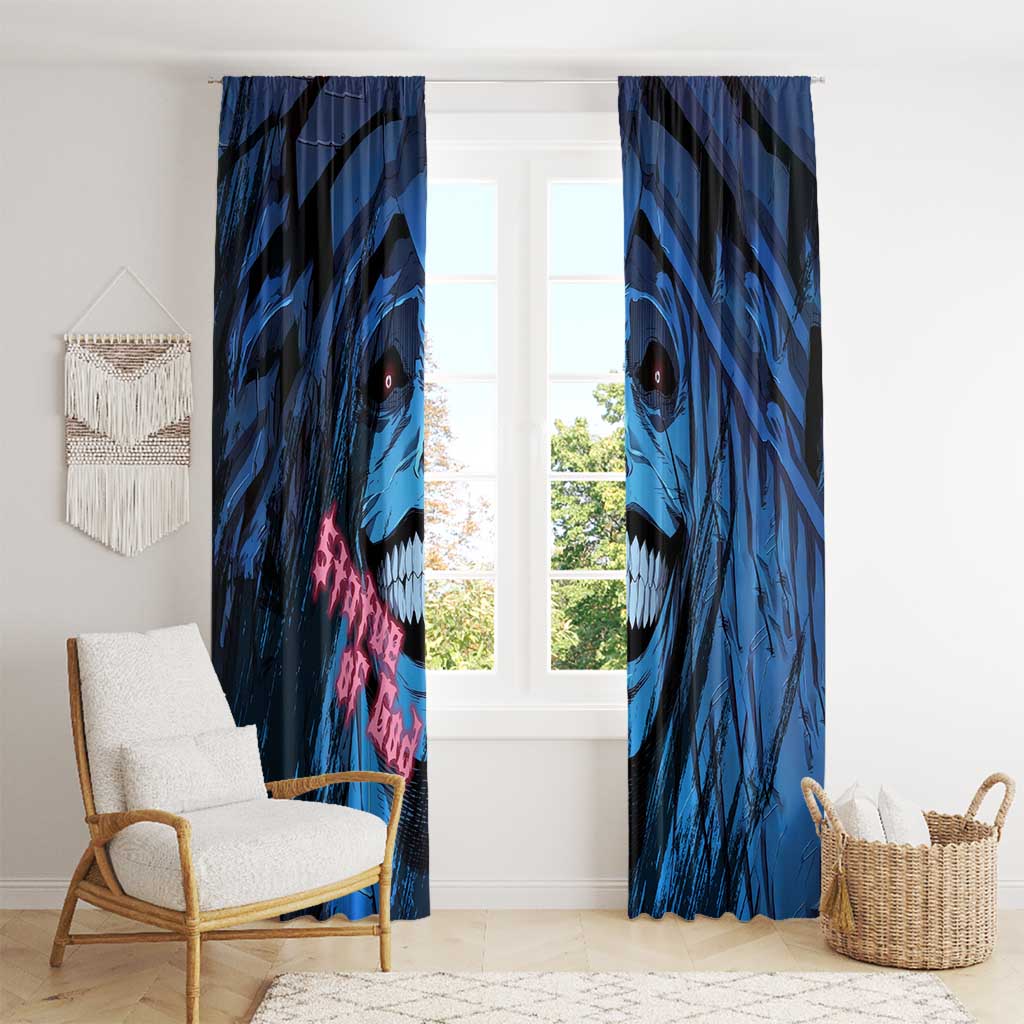 Statue of God - Solo Leveling Window Curtain Anime Style