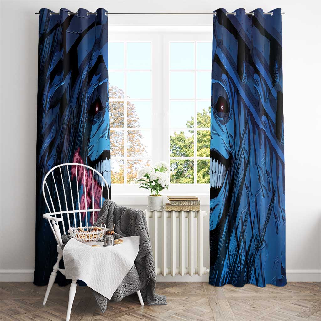 Statue of God - Solo Leveling Window Curtain Anime Style