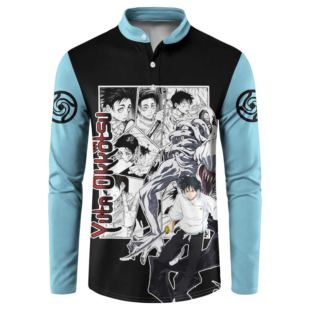 Yuta Okkotsu - Jujusu Kaisen Button Sweatshirt Anime Mix Manga Style