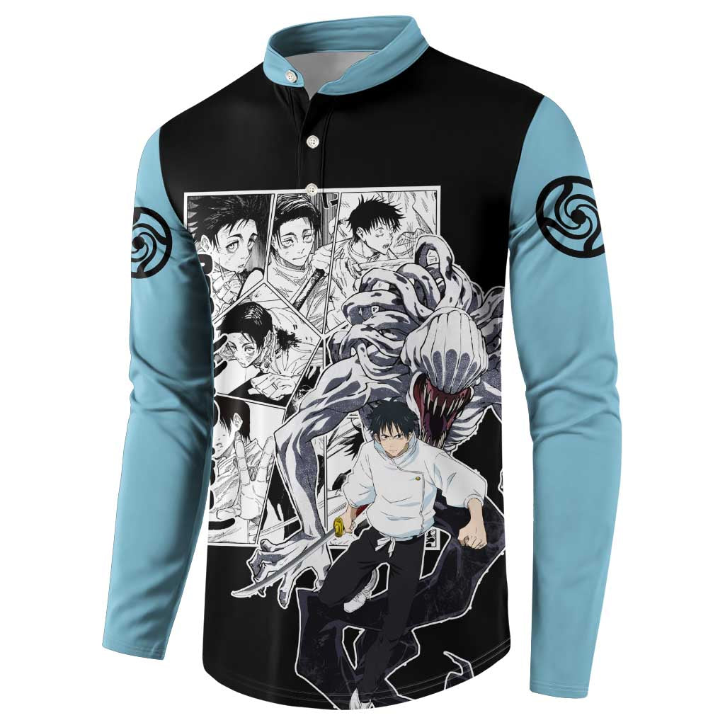 Yuta Okkotsu - Jujusu Kaisen Button Sweatshirt Anime Mix Manga Style