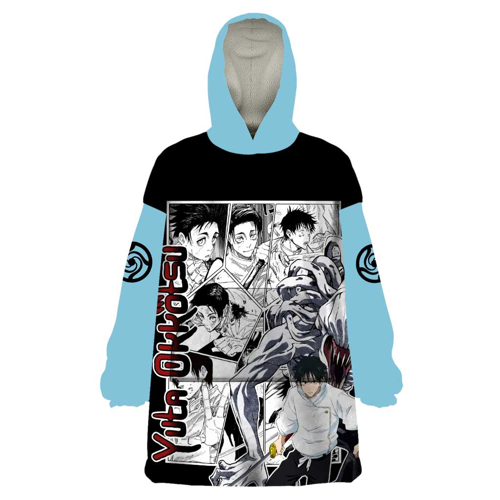Yuta Okkotsu - Jujusu Kaisen Wearable Blanket Hoodie Anime Mix Manga Style
