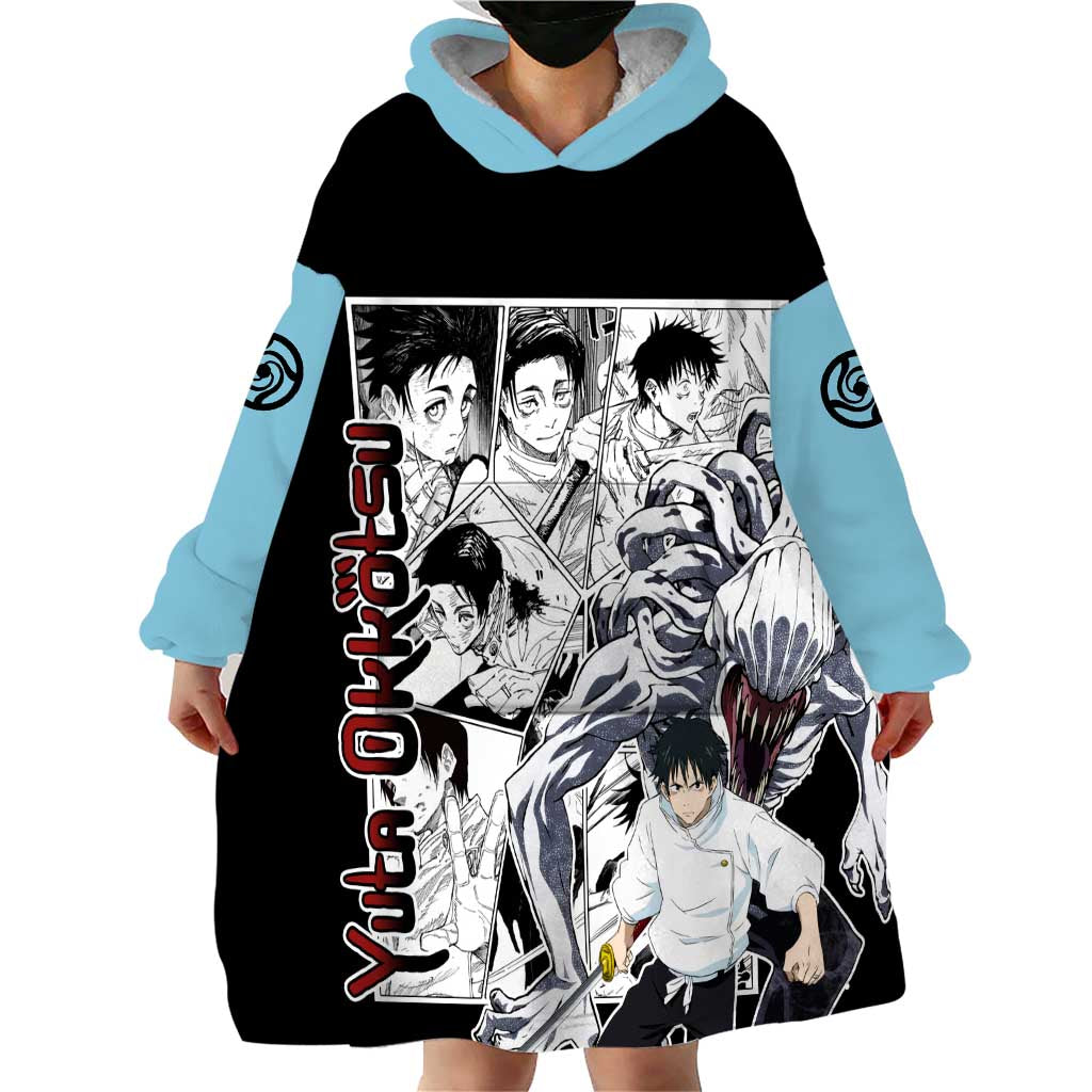 Yuta Okkotsu - Jujusu Kaisen Wearable Blanket Hoodie Anime Mix Manga Style