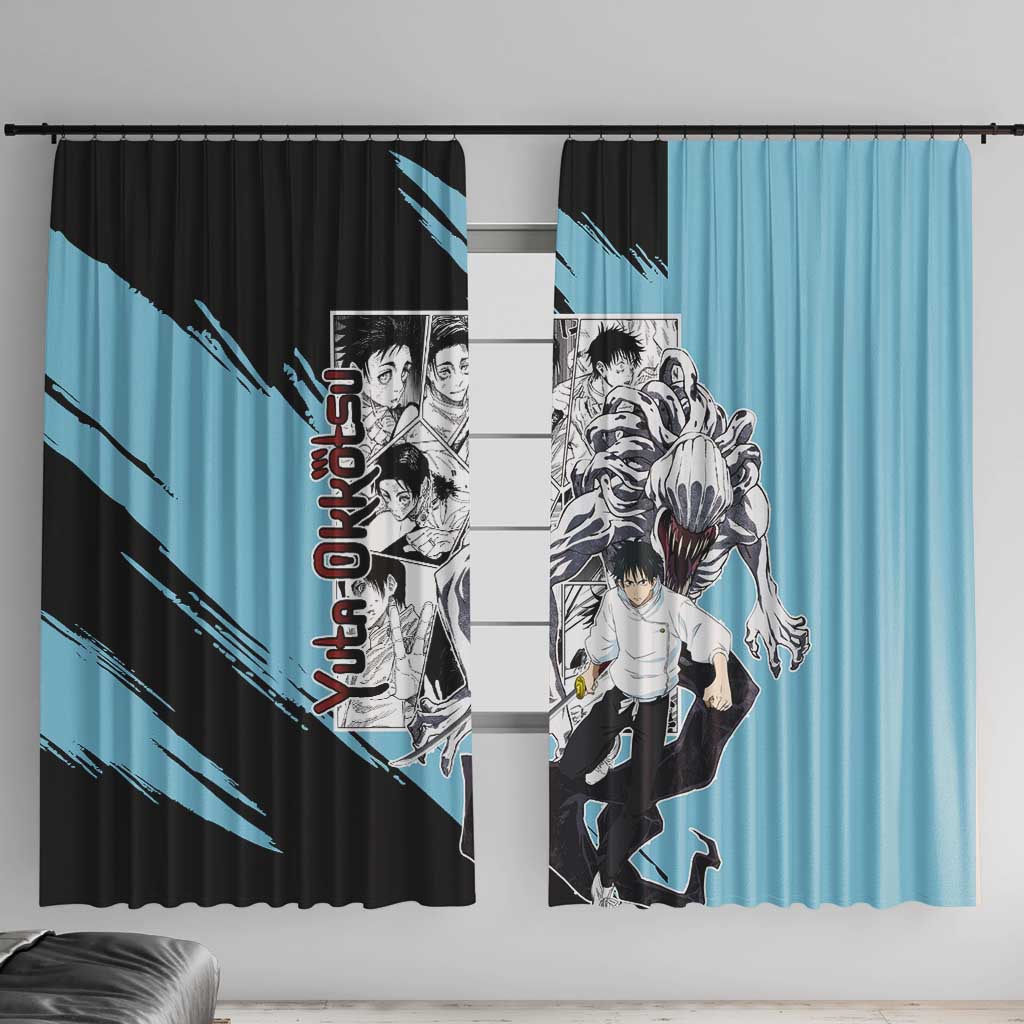 Yuta Okkotsu - Jujusu Kaisen Window Curtain Anime Mix Manga Style