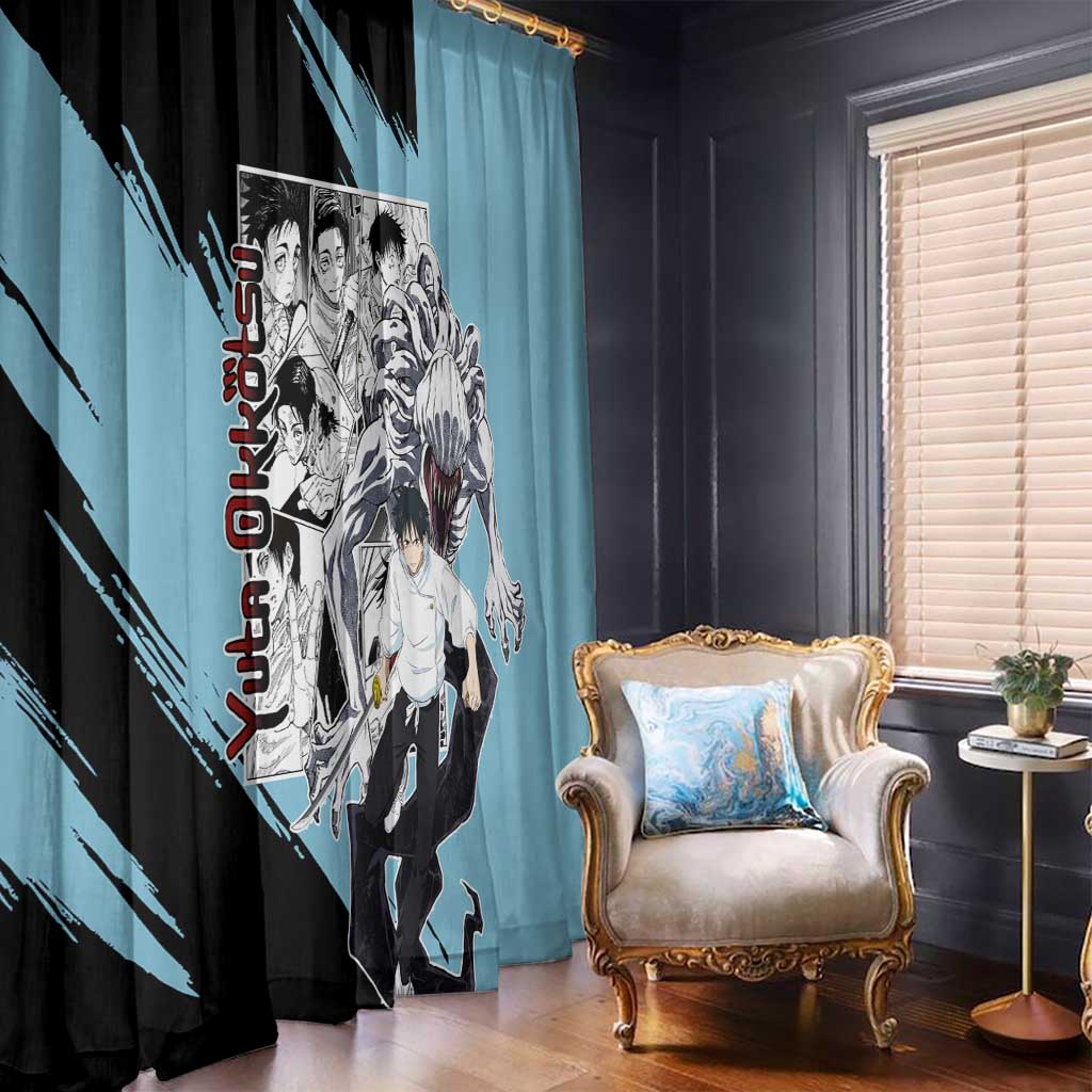 Yuta Okkotsu - Jujusu Kaisen Window Curtain Anime Mix Manga Style