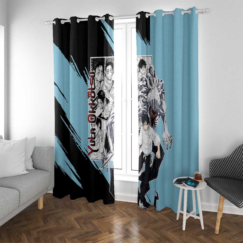 Yuta Okkotsu - Jujusu Kaisen Window Curtain Anime Mix Manga Style