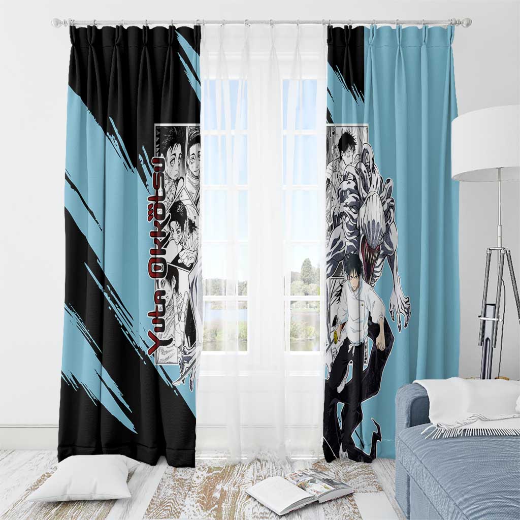 Yuta Okkotsu - Jujusu Kaisen Window Curtain Anime Mix Manga Style
