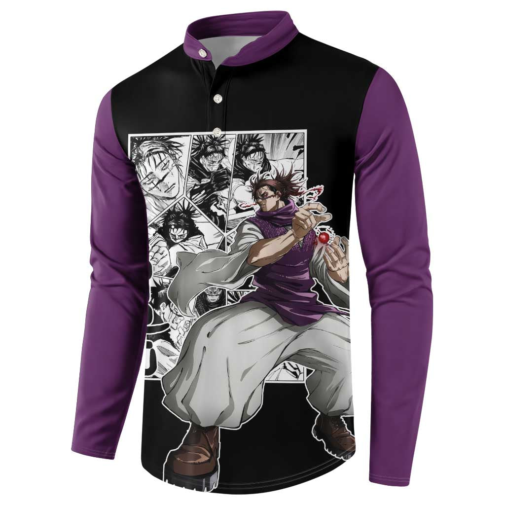 Choso - Jujusu Kaisen Button Sweatshirt Anime Mix Manga Style