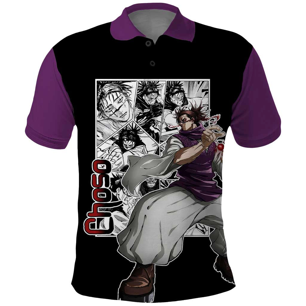 Choso - Jujusu Kaisen Polo Shirt Anime Mix Manga Style