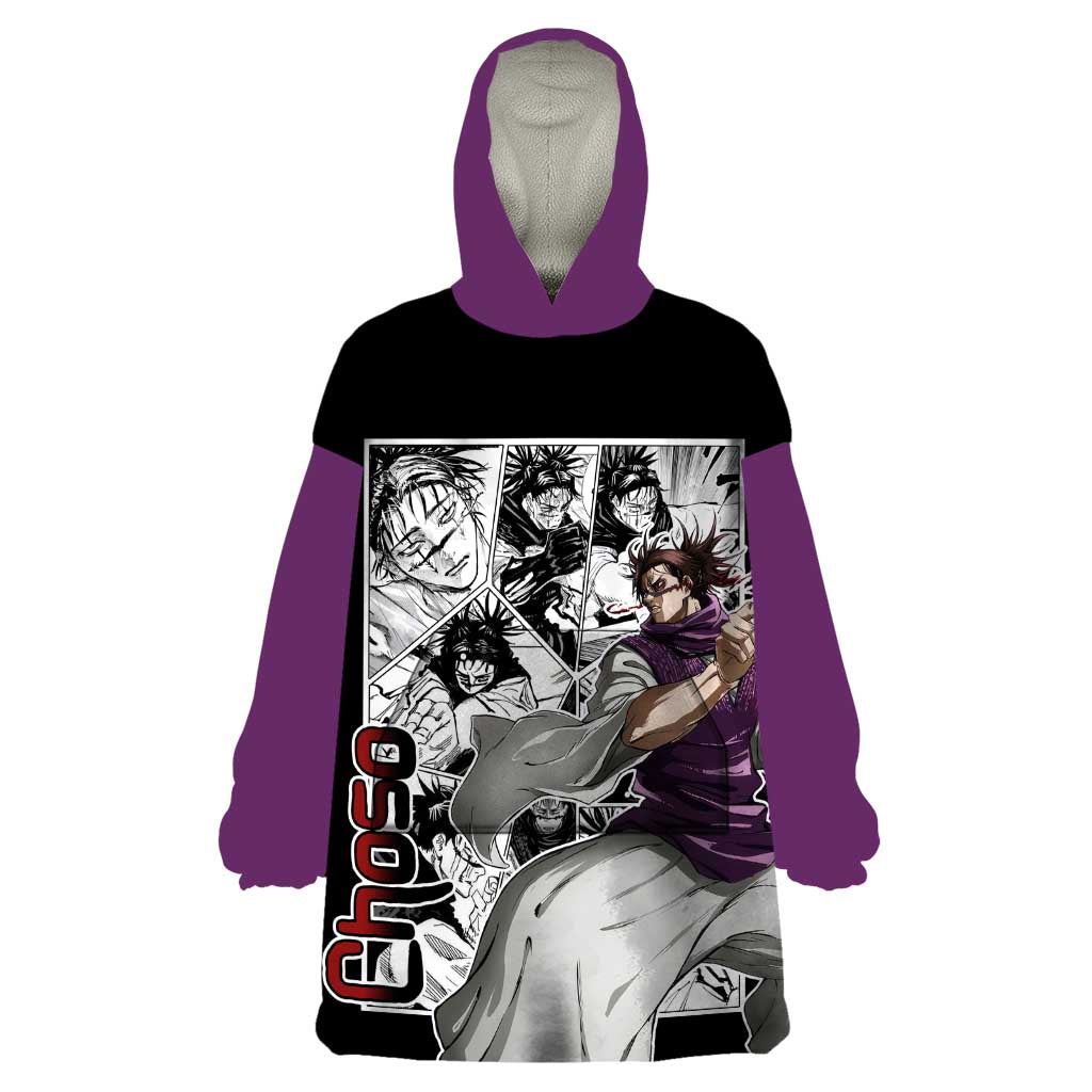 Choso - Jujusu Kaisen Wearable Blanket Hoodie Anime Mix Manga Style