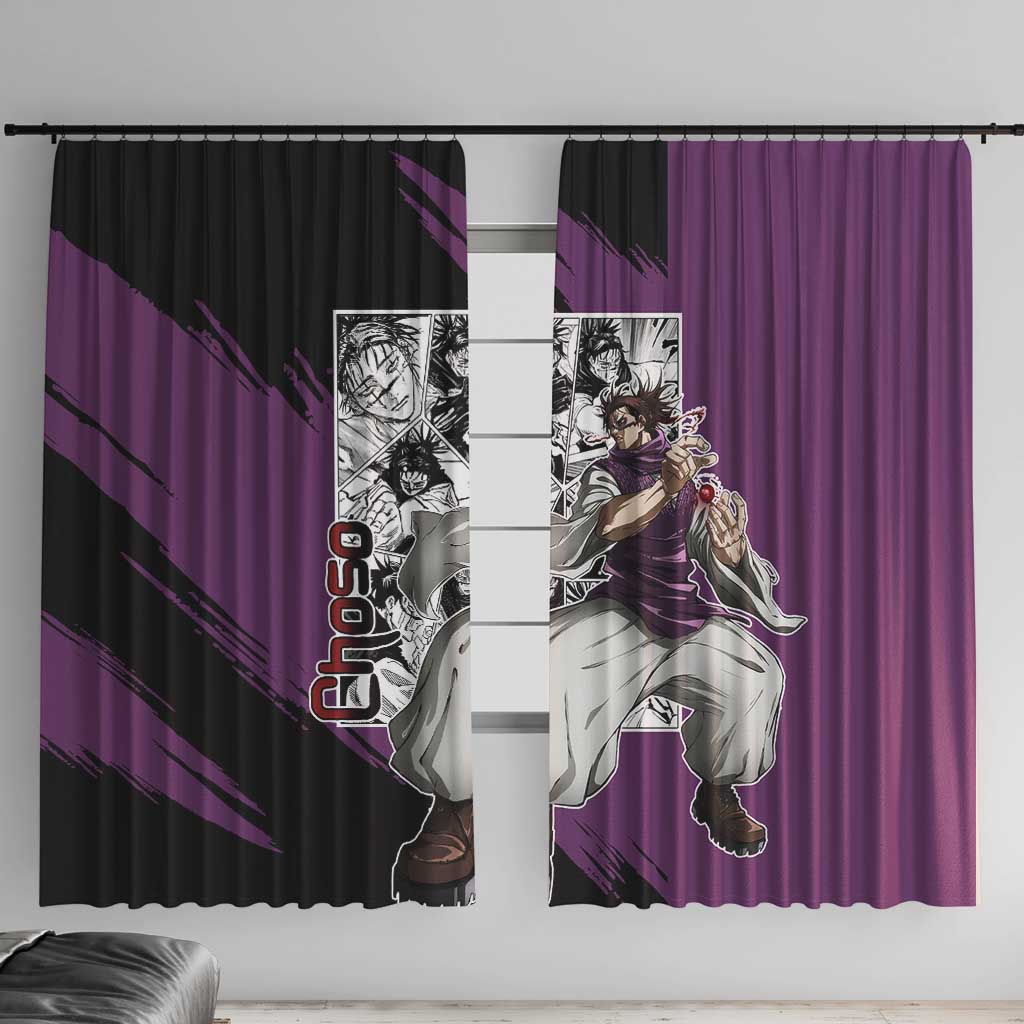 Choso - Jujusu Kaisen Window Curtain Anime Mix Manga Style