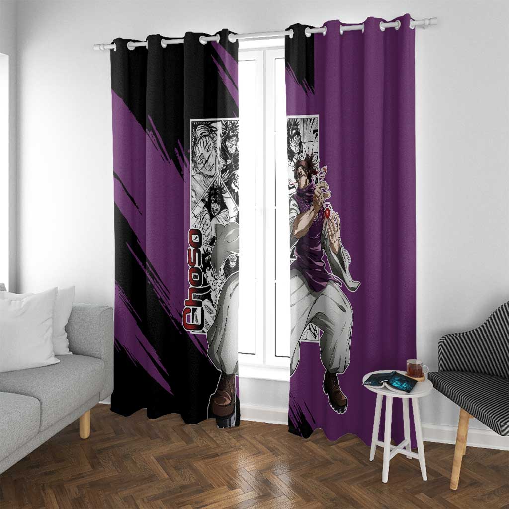 Choso - Jujusu Kaisen Window Curtain Anime Mix Manga Style