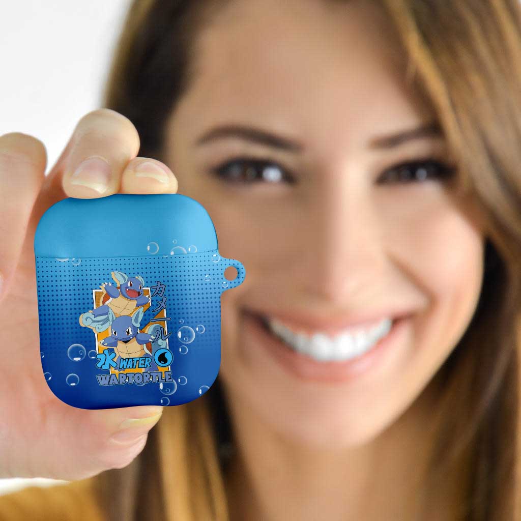 Wartortle Poké AirPods Case with Water Type Featuring Strong and Playful Design - The Mazicc